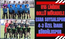 U15 Liginde Gollü Mücadele: Esra Soysalspor 4-3 Özel İdare Köroğluspor