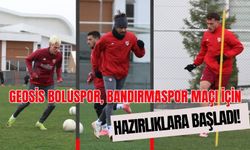 Geosis Boluspor, Bandırmaspor Maçı İçin Hazırlıklara Başladı!