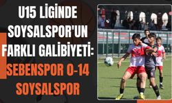 U15 Liginde Soysalspor'un Farklı Galibiyeti: Sebenspor 0-14 Soysalspor