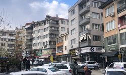 Gemlik'te şiddetli rüzgar terastaki sediri uçurdu