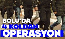 Bolu'da 4 koldan operasyon