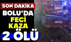 Bolu'da feci kaza, 2 ölü