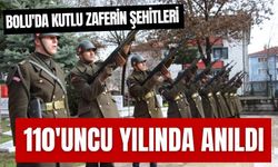 Bolu'da kutlu zaferin şehitleri 110'uncu yılında anıldı