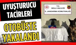 Uyuşturucu tacirleri otobüste yakalandı
