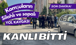 Komşuların silahlı ve sopalı park kavgası kanlı bitti