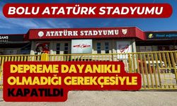 Bolu Atatürk Stadyumu kapatıldı, işte sebebi