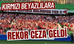 Kırmızı beyazlılara rekor ceza geldi