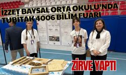 İZZET BAYSAL ORTA OKULU’NDA TUBİTAK 4006 BİLİM FUARI ZİRVE YAPTI