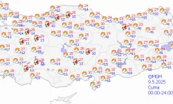 Türkiye'de hafta sonu serin ve yağışlı hava etkili olacak