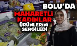 Maharetli kadınlar ürünlerini sergiledi