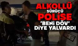 Alkollü sürücü, polise 'Beni döv' diye yalvardı