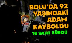 Bolu'da 92 yaşındaki adam kayboldu