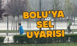 Bolu için sel uyarısı