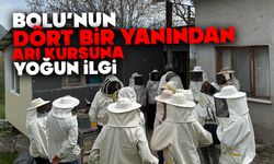 Bolu’nun dört bir yanından arı kursuna yoğun ilgi