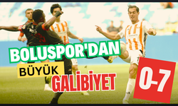 Boluspor'dan büyük galibiyet