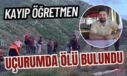 Kayıp öğretmen uçurumda ölü bulundu