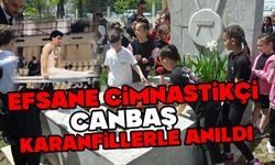Efsane cimnastikçi Canbaş, karanfillerle anıldı