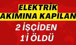 ELEKTRİK AKIMINA KAPILAN 2 İŞÇİDEN 1'İ ÖLDÜ