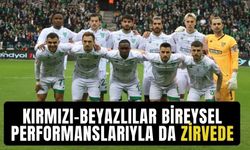 Kırmızı-Beyazlılar Bireysel Performanslarıyla da Zirvede