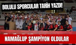 Namağlup şampiyon oldular