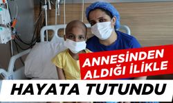Annesinden aldığı ilikle hayata tutundu