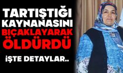 Tartıştığı kayınvalidesini bıçaklayarak öldürdü