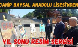 CANİP BAYSAL ANADOLU LİSESİ’NDEN YIL SONU RESİM SERGİSİ