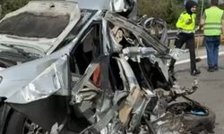TEM'de otobüs ile otomobil çarpıştı: 3 yaralı