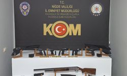 Niğde'de ruhsatsız silah operasyonu: 16 şüpheli gözaltında