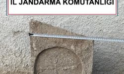 Kırşehir'de Bizans dönemine ait mezar steli ele geçirildi