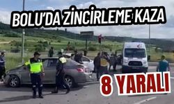 Bolu’da zincirleme kaza: 8 yaralı