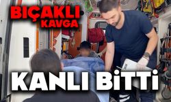 Bıçaklı kavga kanlı bitti: 1 yaralı