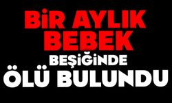 Bir aylık bebek beşiğinde ölü bulundu