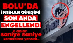 Bolu'da intihar girişimi son anda engellendi