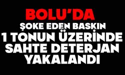 Bolu’da şoke eden baskın: 1 tonun üzerinde sahte deterjan yakalandı!