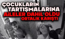 Çocukların tartışmasına aileler dahil oldu, ortalık karıştı