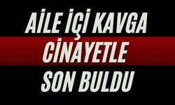 Aile içi kavga cinayetle son buldu: Ağabey ve baba gözaltında