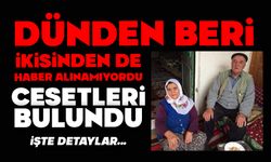 Dünden beri ikisinden de haber alınamıyordu, cesetleri bulundu