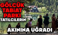 Gölcük Tabiat Parkı tatilcilerin akınına uğradı: "Doğası, enerjisi harika"
