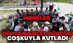 Minikler Dünya Bisiklet Günü’nü coşkuyla kutladı