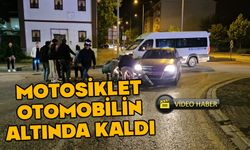 Bolu'da motosikletle otomobil çarpıştı