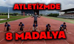 Atletizmde 8 madalya