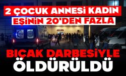 2 çocuk annesi kadın eşinin 20'den fazla bıçak darbesiyle öldürüldü