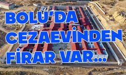 Bolu'da cezaevi firarı, heryerde aranıyor