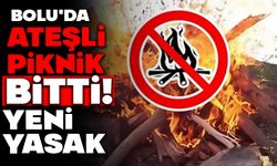 Bolu'da Ateşli Piknik Bitti! Yeni Yasak Geldi