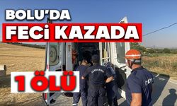 Bolu'da feci kaza 1 kişi öldü, 2 kişi yaralandı