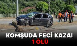 Komşuda feci kaza! 1 ölü