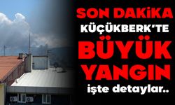 Küçükberk'te büyük yangın