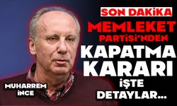 Memleket Partisi'nden partiyi kapatma kararı