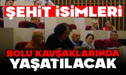 ŞEHİT İSİMLERİ BOLU KAVŞAKLARINDA YAŞATILACAK